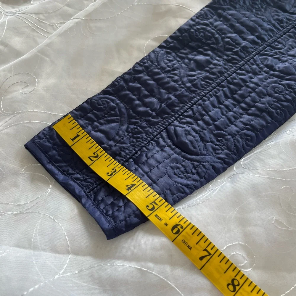 Peck & Peck Egyptian Blue(purplish) Long Sleeve Front Zip Light Weight Jacket - Picture 13 of 14